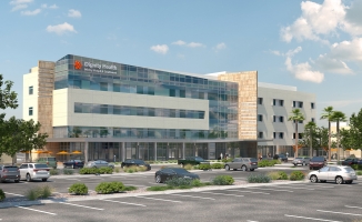 Dignity Health Mercy Southwest Campus Bed Tower Addition and Renovations Exterior Perspective